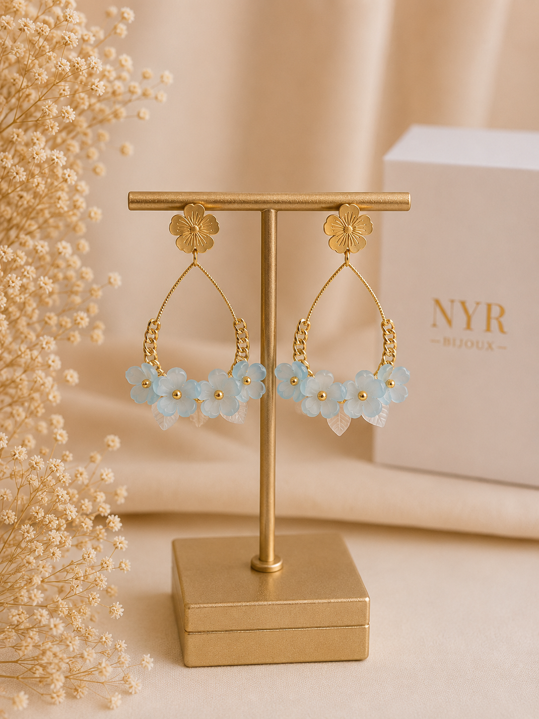 Boucles d'oreilles Flora
