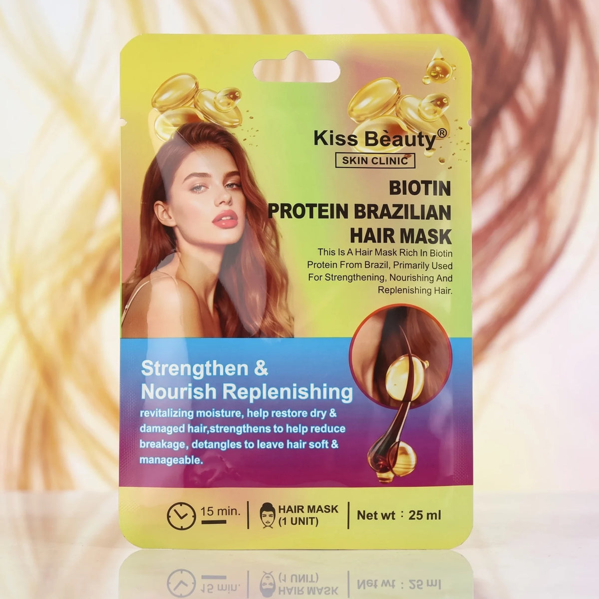 Masque Capillaire Biotine & Protéines Brésiliennes