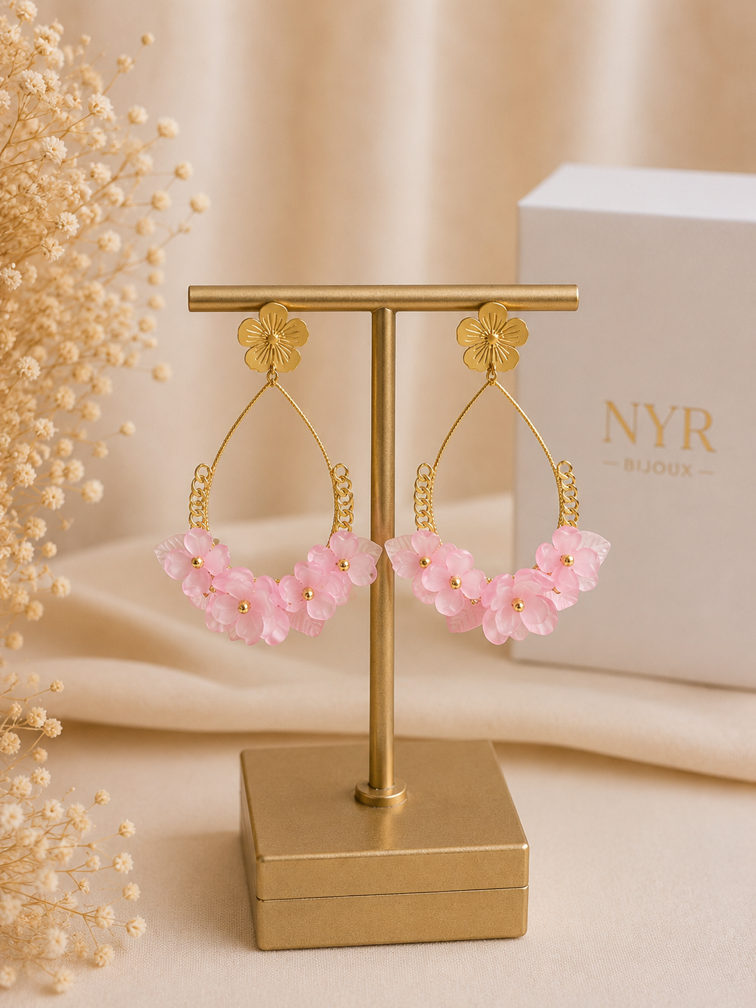 Boucles d'oreilles Flora