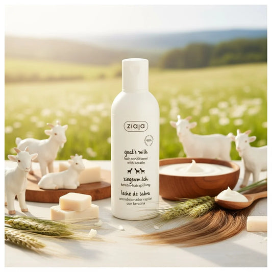 Après-Shampoing Réparateur à la Kératine et au Lait de Chèvre